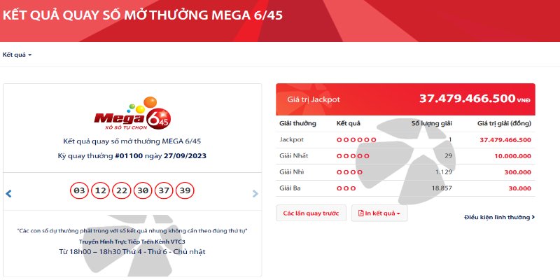 Chơi bao 5 mặc nhiên một con số bạn chọn đã trùng với kết quả